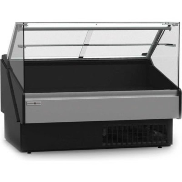 Mvp Group Hydra-Kool Curved Glass Deli Case with Rear Storage, 101-1/8"W x 43-3/8"D x 47-1/4"H KPM-CG-100-S